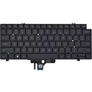 Replacement Keyboard for Dell Latitude 5420 5421 5430 5431 5440 5450 7420 7430 7520 7530, Precision 3470 3480 Series Laptop with Backlit P/N: MV4X8 0MV4X8, US Layout