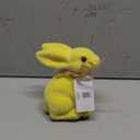 Talking Tables Yellow Artificial Grass Bunny Easter Table Decorations Centrepiece (6") Moss Rabbit Figure | for Kids Birthday, Mad Hatter Tea Party, Alice in Wonderland Themed Party Prop, H x15cm