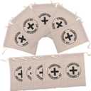 ERINGOGO Set Bag Cross Pattern Bridal Shower Pouch Small Bag Cross for Wedding Drawstring Bag for Bachelorette Party