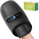 Medcursor Cordless Hand Massager - Hand Massager with Heat and Compression, Hand Warmer with Acupressure Beads, 6 Massage Modes, 2 Heat Levels, 3 Timers, Black
