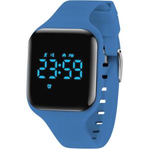 Kids Watches for Girls Boys Digital Sport Watch with Step Counter Pedometer Vibration Alarm Clock, No App Waterproof Fitness Tracker Kids Watch Boys Girls Teens Students Ages 5-16 (026-E-SeaBlue)