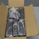 6 Pieces Rectangular Empty Tin Box Containers for Gift, Jewelery & Home Organization, 7.4 x 4.5 x 1.5 Inch (Black)