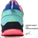 Women Hiking Shoes Casual Non-Slip Lightweight Comfortable Running Fashion Sneakers Walking Trekking Outdoor Shoes, Size 7.5