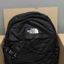 The North Face Women's Borealis Commuter Laptop Backpack - Everyday Travel Bag, Laptop Sleeve, Reflective Details, TNF Black/TNF White-NPF, One Size