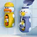 iPlay, iLearn Baby Bath Toys, Toddler Waterfall Bathtub Toy W/ Suction Cup, Kids Water Spinner for Tub Pool, Infant Duck Elephant Shower Bathtime, Birthday Gifts 12 18 Month 1 2 3 Year Old Boys Girls