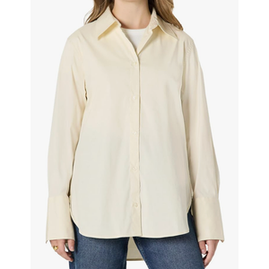 Amazon Essentials (Demi's Pick Women's Oversized-Fit Cotton Stretch Poplin Button-Down Dress Shirt XL Size