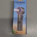 Ausic Portable Handheld Misting Fan, Turbo Fans with Mist, High-Speed, 3 Speeds Personal Small Water Spray Fan, Outdoor Cooling Rechargeable Battery Operated Fans for Kids/Travel/Makeup/Shopping (Black)