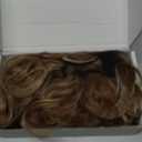 70s Afro Kinky Curly Wig For Women, Brown, Synthetic Fibers, Soft, Bouncy, Natural Looking, With Bangs