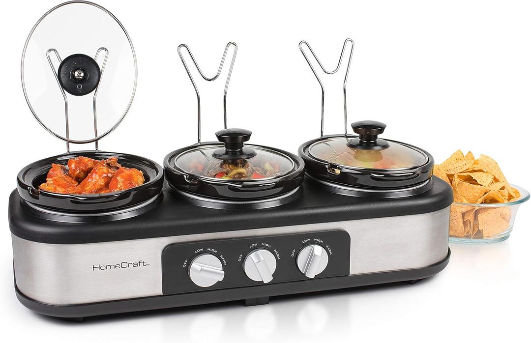 Nostalgia NTSC15SS 1.5 QT SS Slow Cooker