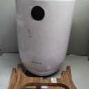 Fontaines Luxury Towel Warmer for Bathroom, Spa - Large Heated Thermal Bucket, Wood Handle, Safe Auto Shut Off, Fits Up to Two Large 40x70 Oversized Towels or Robes - White