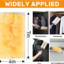 Duster Refills for Swiffer Dusters, Feather & Microfiber 180 Heavy Duty Duster Refills for Dusting Furniture, Blinds, Ceiling Fans for Cleaning 30 Count White&Orange