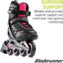 Bladerunner by Rollerblade Advantage Pro XT Women's Adult Fitness Inline Skate, US Size 8