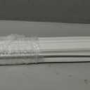 Yaocom 2 Strip White 32 Inch Vinyl U-Shape Door Bottom Seal, Slide on Weatherstrip Interior Door Bottom to Block Light and Reduce Noise Fits 32 x 1-3/8 Doors, Fills 1/2 1-1/2 Gaps
