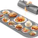 Warming Mat for Food Extra Large, 36"x15" Food Warming Mat with Heat Insulation Pad, Silicone Heating Mat for Food, Rollable & Portable, Food Warmers for Parties Buffet,Gatherings,Everyday Use (Gray)