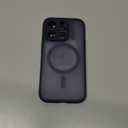 TOCOL Magnetic for iPhone 14 Pro Case, Upgraded Full Camera Protection, Compatible with Magsafe, Drop Protection, Translucent Matte Back Bumper Phone Cover 6.1-Inch (Dark Blue)