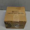 Brightown Snowflake Christmas Lights,20Ft 228 LED Icicle Lights for Outside with 24 Drops, Connectable Curtain String Lights for Indoor Outdoor House Eaves Window Porch Tree, Pure White