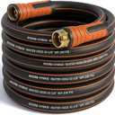Garden Hose 35 ft x 5/8", Heavy Duty Water Hose, Flexible and Durable, Kink Resistant Lightweight Hybrid Hose, Leakproof Yard Hose with Male to Female Fittings