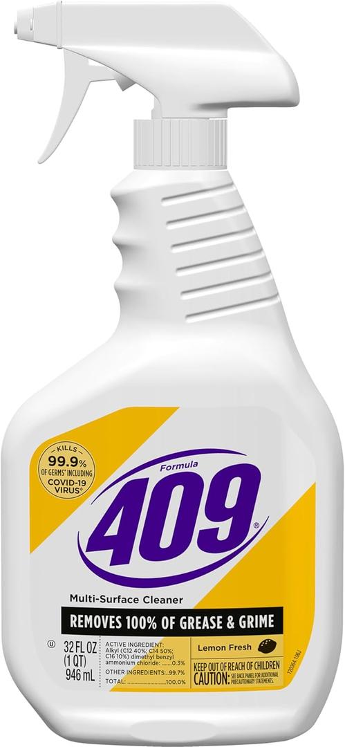 Formula 409 Multi-Surface Cleaner, Spray Bottle, Lemon Fresh, 32 Fluid Ounces (Package May Vary)