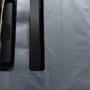 Ride On Luggage with Foldable Seat for Kids&Adults with Seat Belt,Hardshell Ride On Suitcase with Front Pocket,Lockable 4-Spinner Wheels,USB Port,TSA Lock, 20 inch, Black