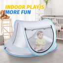 Baby Beach Tent, Pop Up Toddler Travel Bed for Boys or Girls, Sun Shade for Toddler Camping, Infant Portable Sun Shade, Summer Beach Baby
