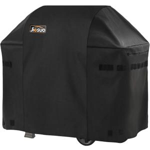 Grill Cover for Weber Spirit and Spirit II 310: Heavy Duty Waterproof 51 Inch 3 Burner Weather Resistant Ripstop Outdoor BBQ Covers