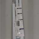 White Tension Curtain Rod for Windows 28 to 48 Inch,7/8"Small Shower Curtain Rod for Bathroom,Pressure Spring Tension Curtain Rod No Drilling for Closet Doorway Kitchen