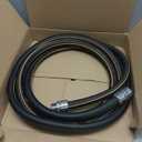 Giraffe Tools Garden Hose 5/8", Custom Length, Heavy Duty, No Kink, Flexible, Rubber Garden Hose, Leakproof Water Hose, 600 Burst PSI, 12ft Male to Female Hose