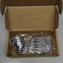 Magnetic Measuring Spoons Set of 9 Stainless Steel Stackable Measuring Spoons Heavy Duty Nesting Teaspoons Tablespoons for Measuring Dry and Liquid Ingredients (Black)