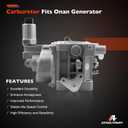 16100-Z9E-033 Carburetor Compatible with Honda GX630 GX690 V Twin Cylnder Engines for Predator 670,Repalce#16100-Z9E-023 Mowers