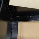 6x6 Inches Wood Posts Base Cover, Inner Size 5.5"x5.5", 4 Pack Fence Post Support Square Black Metal Brackets, Bolt Down Post Base Bracket for Anchor Fences, Carport, Pergola