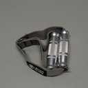 J Bryant Fitness Metal Gym Handles for Cable Machine Attachment Heavy Duty Aluminum Alloy Handle Grips Durable Workout Handles for Resistance Bands Pulley LAT Pull Down System (Grey double layer)