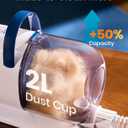 Oneisall Dog Grooming Vacuum, 15000Pa Pet Vacuum Kit Shedding 99% Pet Hair, Dog Grooming Clippers with Trimmer Nail Grinder, 59dB Quiet Brush with 6 Tools, 2L Canister for Home Cleaning,Cozy SE 2