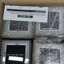 APONUO Solar Post Cap Lights, 8-Pack Fence Post Solar Lights with 20 Lumens 3-Sided Panoramic Glow, IP65 Waterproof Fence, Deck, Patio, Garden Decor, Easy No-Tool Install for 4x4 Posts, Black, 8 Pack