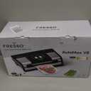 Fully Automatic Vacuum Sealer, 95Kpa Powerful Food Vacuum Sealer Machine, Auto DryWet Detection | Bag Cutter | 2 Rolls Bags | Effortless Operation, Silver  Black