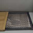 14x24 Picture Frame Black. MDF 1-3/8" Curved Extra Wide Edges with Black Back, Vintage Style Poster Frame 14x24 for Wall Decor.