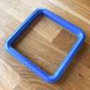 Mulenex Electrical Grommets, 3/4" x 3/4" Square Blue, 1000 Pieces