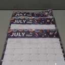 3 x Comix 2026-2027 Wall Calendar, 18 Months Jul 2026 - Dec 2027 Monthly Planner, 120 GSM Thick Paper Lined Blocks, Hanging Calendar for Home Office Classroom, 14 x 11 Inch