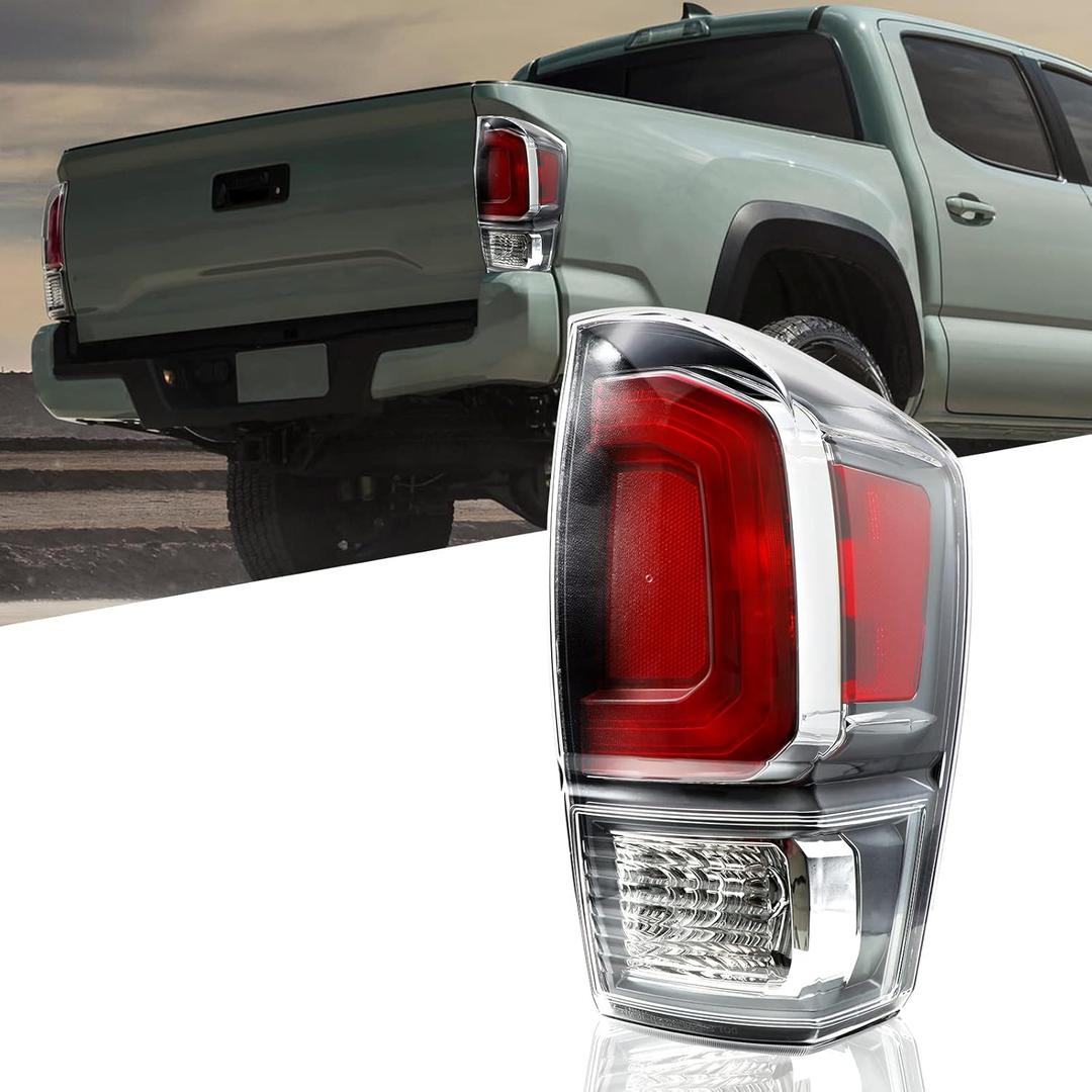 Tail Light Housing Compatible with 2020 2021 Toyota Tacoma Pickup Factory Style Rear Taillight Brake Lamp (Right Passenger Side)