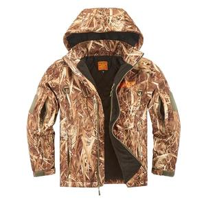 NEW VIEW Insulated Hunting Jacket for Men Cold Weather, Warm Camo Hunting Jackets with Hood, Water Resistant Hunting Clothes XL