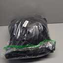 NICETOWN Extra Long Truly Blackout Drapes for Hall and Villa, 100% Blackout Window Curtain Panels with Black Lined for Night Shift Worker, 70-inch Width Each Panel, 108-inch Length, Black, 2 Pieces