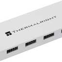 Thermalright Interal USB 2.0 Hub X5, SATA Powered, Magnetic Mount, 9-Pin USB Expansion for PC Motherboard (White)