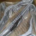 HOUSE DAY Heavy Duty Plastic Hangers 30 Pack, Non Slip Clothes Hangers with Rubber Pads and 360 Hook - Thin 0.2 Inch, Space Saving Coat Hanger Grey, Closet Organizer for Shirt, Pants, Suit, Skirt (Gray)