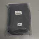 Reian Abdominal Binder for Post Surgery & Postpartum Recovery, Abdomen Hernia Support Belt for Women & Men (Black, X-Large)