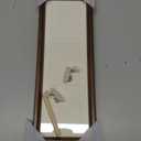 4x16 Collage Picture Frame Walnut Wood, Multiple Four 2x3 Photos or 4x16 without Mat, Rustic Photo Frame with Tempered Glass Hanging or Tabletop Displaying Horizontally or Vertically