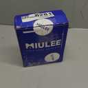 MIULEE White Sheer Curtains 84 Inches Long, 4 Panels Set, Light Filtering Rod Pocket Voile Drapes for Living Room and Bedroom, Airy Soft Fabric Window Treatments, 42 x 84 Inches