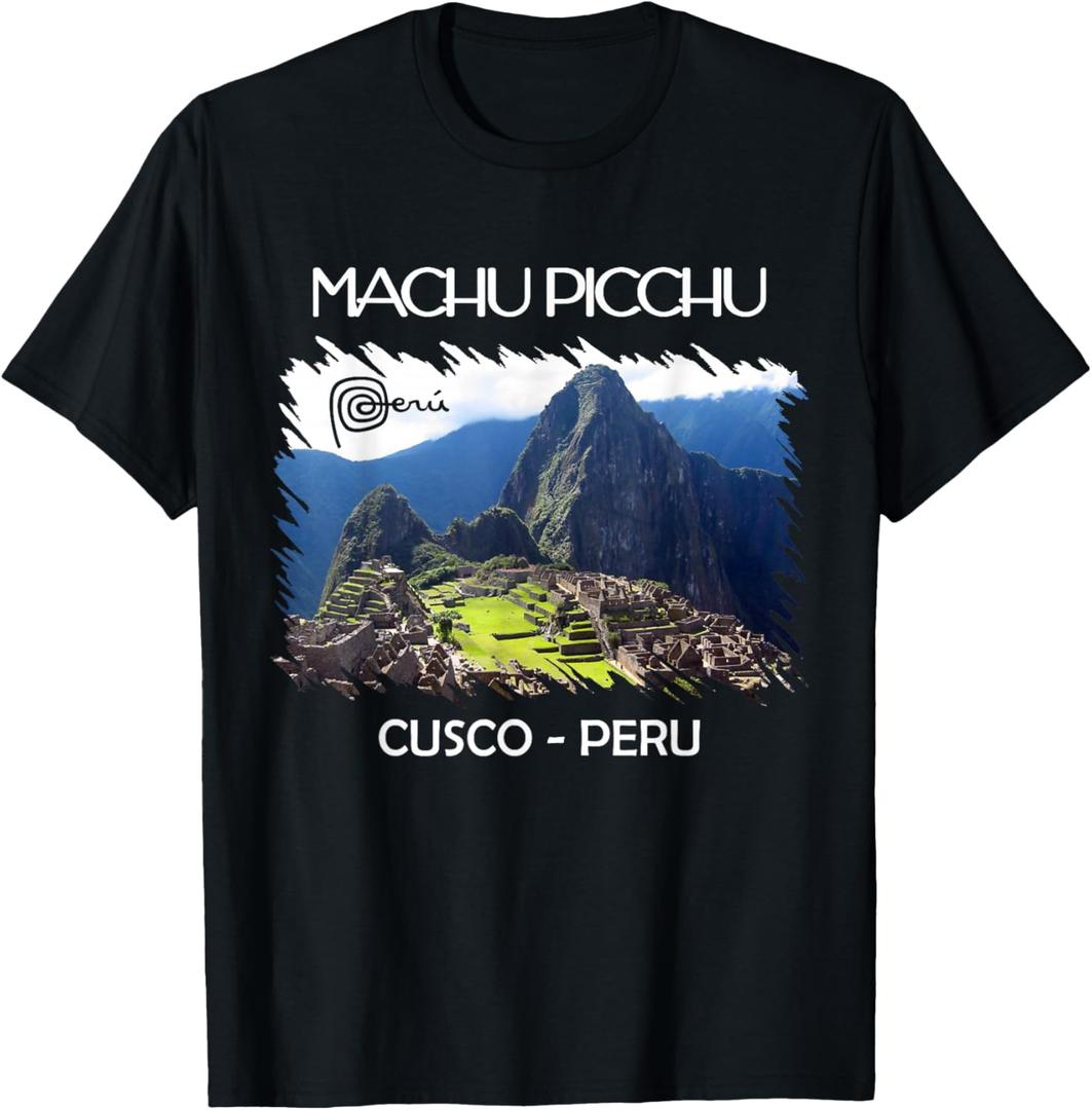 Peru Shirt Machu Picchu Cusco Cuzco Llama Men Women Kids T-Shirt, Size: XL