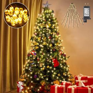 Marchpower Christmas Tree Lights - Warm White, 8 Modes with Timer & Memory Function, 400 Diamond LED, 6.6FTx10 Waterproof Xmas Tree Lights for Indoor Outdoor
