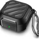 Samsung Galaxy Buds FE (2023) Protective Case - Shock-Proof, Wireless Charging (Black)