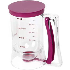 Cupcake Batter Separator for Baking - Measuring Tool with Cream Separator Cups, Best Gift for Friends (Purple)