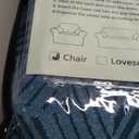 YEMYHOM 1 Piece Stretch Chair Sofa Slipcovers Couch Covers for 1 Seat, Jacquard Armchair Covers with Non-Slip Elastic Bottom, Thickened Furniture Protector for Dogs Pets kids (Small, Peacock Blue